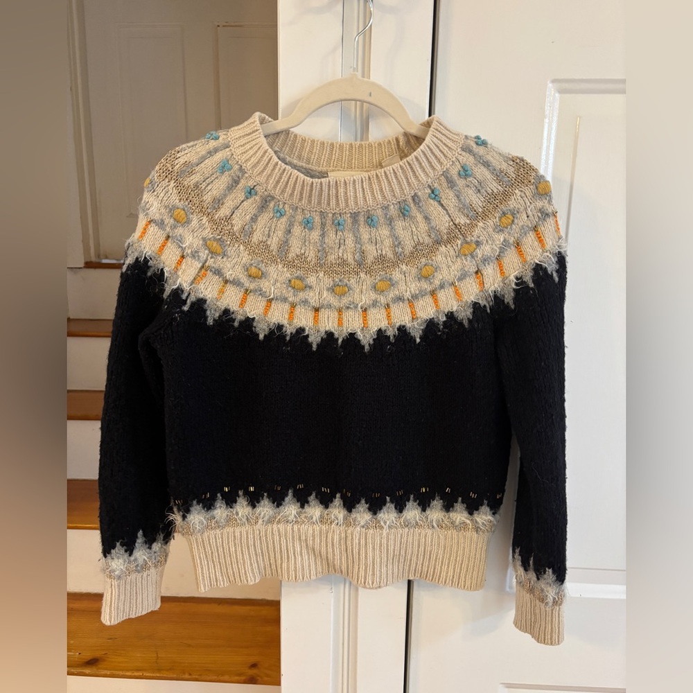 Anthropologie Sleeping On Snow Wool, Alpaca blend size S - Picture 2 of 5